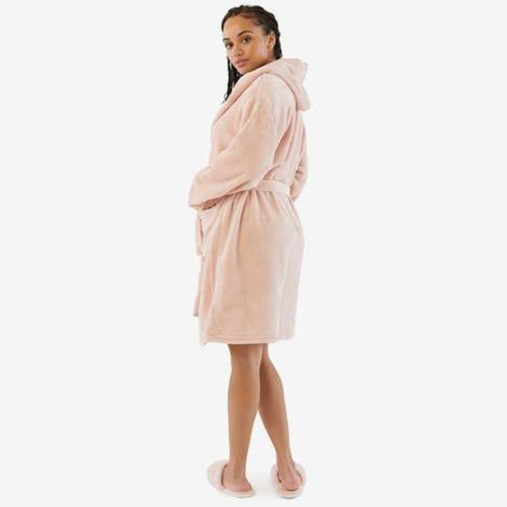 NEW Summer & Rose Fall Cozy Fleece Hooded Robe sz Standard - Picture 2 of 8